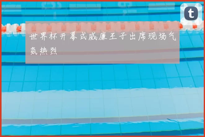 世界杯开幕式威廉王子出席现场气氛热烈
