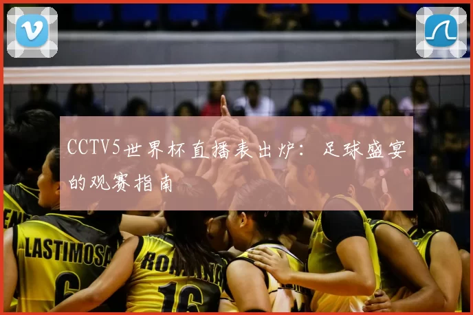 CCTV5世界杯直播表出炉：足球盛宴的观赛指南